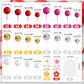 Bouiexye 61 Pcs Boho Cake Topper Balls Decorations Mini Balloon Retro Hippie Daisy Flower Acrylic Cake Topper For Birthday Party