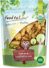 Food to Live Organic Dried Apple Rings - Non-GMO, Kosher, Vegan, Unsulfured - 8 Ounces