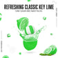 Stewart Key Lime Flavored Pure Sugar Candy Puff Balls - Fat-Free, Gluten-Free, 27oz Tub, Lime Color