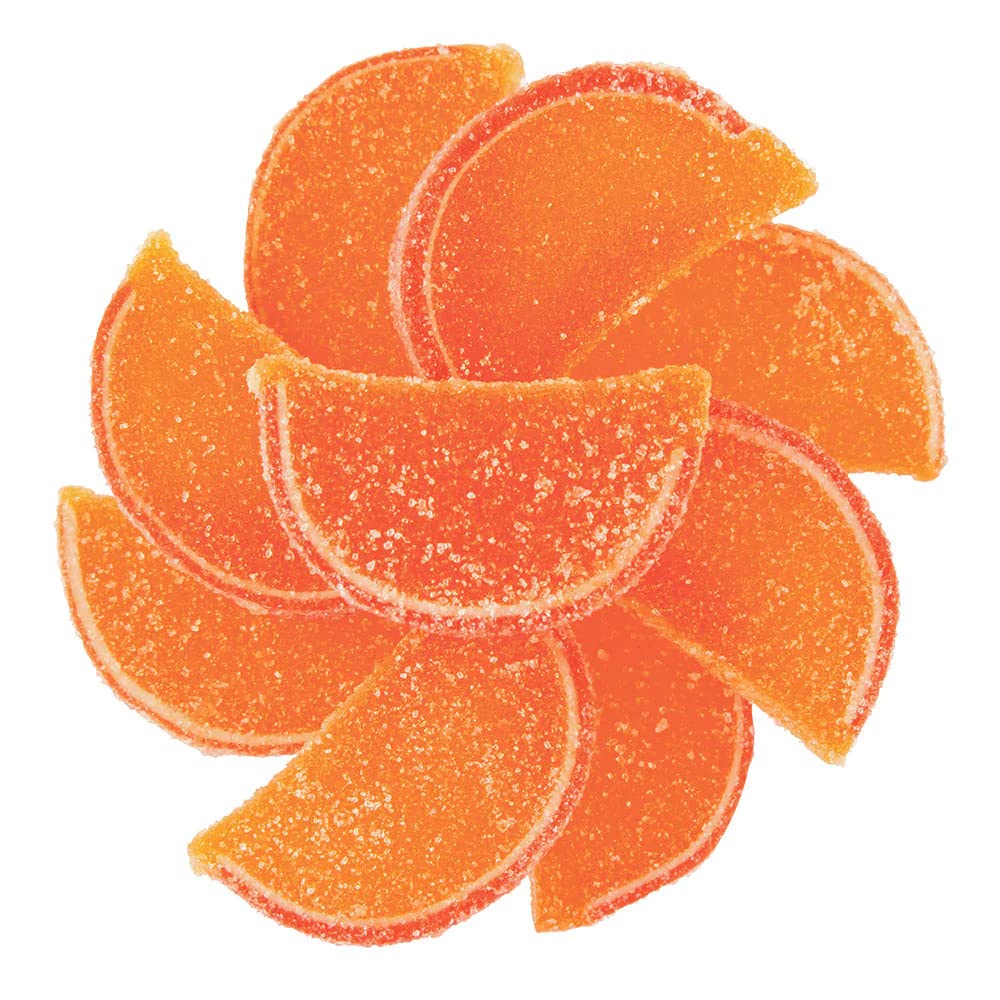 NY Spice Shop Fruit Slices Jelly Candy - 3 Pound Sour Peach Candied Fruit - Fruit Candy Slices - Bulk Gummy Candy Slices - Old F