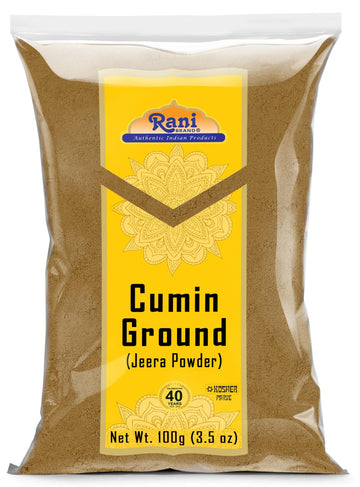 Rani Cumin (Jeera) Powder Spice 3.5Oz (100G) ~ All Natural | Vegan | Gluten Friendly | Non-Gmo | Kosher | Indian Origin