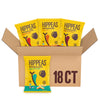 Hippeas Chickpea Puffs, Variety Pack: Vegan White Cheddar, Nacho Vibes, Barbecue, Sriracha, 0.8 Ounce (Pack Of 18), 3G Protein,