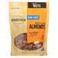 Woodstock Almonds - Whole - Roasted - Salted - Case Of 8 - 7.5 Oz.