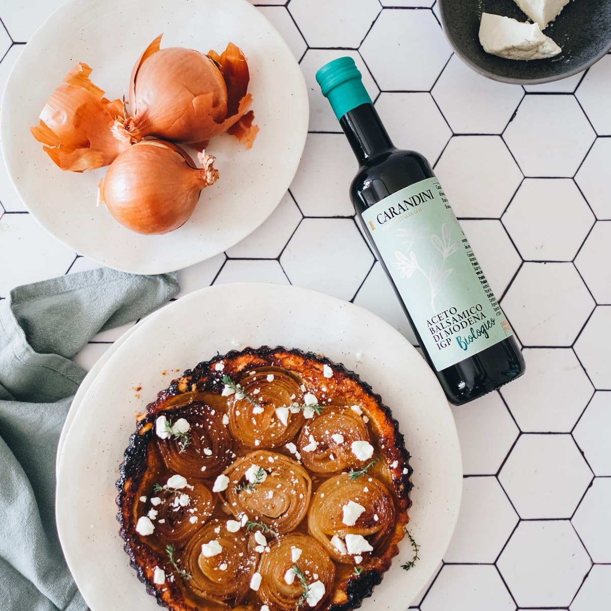 Carandini Silver Leaf Organic Balsamic Vinegar Of Modena Pgi, Gluten-Free, 16.9 Fl Oz