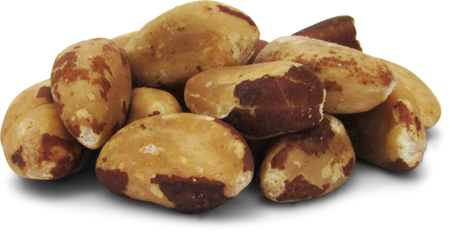 Gourmet Toasted Brazil Nuts By Its Delish, 5 Lbs Bulk Bag - Oven Fresh Dry Roasted Whole Shelled Brazil Nuts Unsalted - Keto, Ve