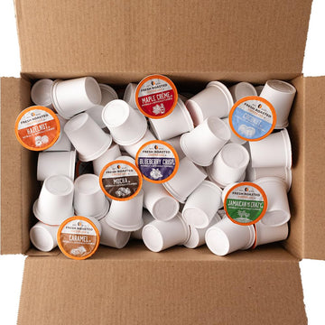 Fresh Roasted Coffee, The Great Eight, Flavored Coffee Pod Variety Pack, K-Cup Compatible, 96 Count