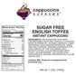 Cappuccino Supreme 1.2 Lb Bag Sugar Free English Toffee Instant Cappuccino Mix