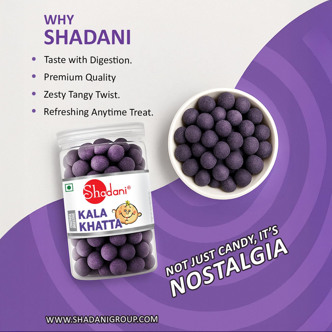 Shadani Kala Khatta (Black Sour) Box With Indian Special Dry Mango Sweet And Tangy Flavour 250 Gr (8.81Oz)