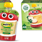 Mott s No Sugar Added Applesauce, 3.2 oz clear pouches, 12 Count (Pack of 8)
