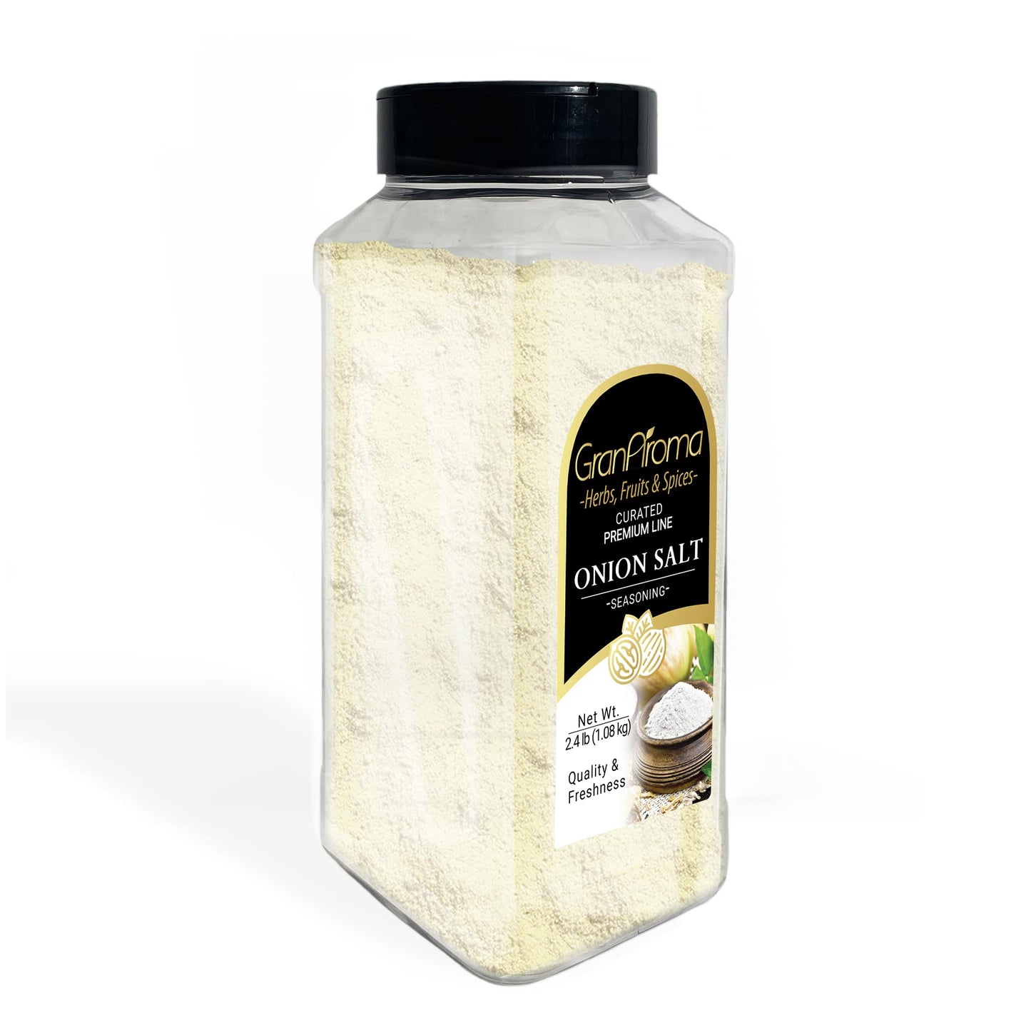 GranAroma Onion Salt, Savory Flavor, Versatile Seasoning (38.4 Ounce)