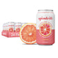 Spindrift Grapefruit Sparkling Water, Real Squeezed Fruit, 12 Fl Oz, Pack of 24, Only 15 Calories per Can