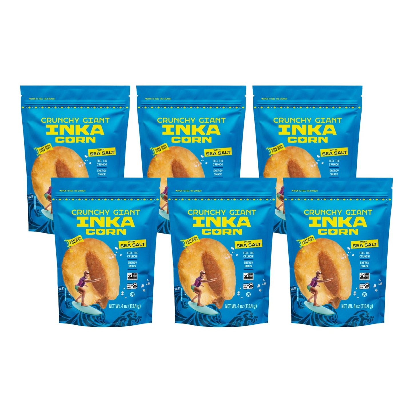 Inka Crops Inka Corn - Roasted, 4-Ounce (Pack Of 6)