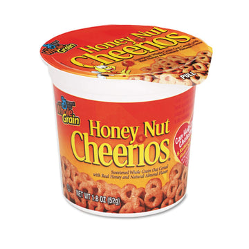 Honey Nut Cheerios Heart Healthy Cereal Cup, 1.8 Oz Single Serve Cereal Cup