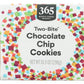 365 Everyday Value, Two-bite Chocolate Chip Cookies, 10.5 OZ (Frozen)