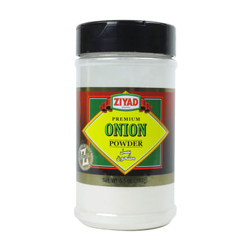 Ziyad Shaker Premium Onion Powder, Perfect For Soups, Stews, Meats, Fish And Chicken, No Additives, No Preservatives, 6.5Oz