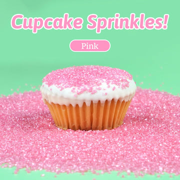 Pink Sanding Sugar Sprinkles, Food Grade, 150G, Edible Sprinkles For Cupcake Decorating, Cake Toppers, Sprinkles Decoration, Ice
