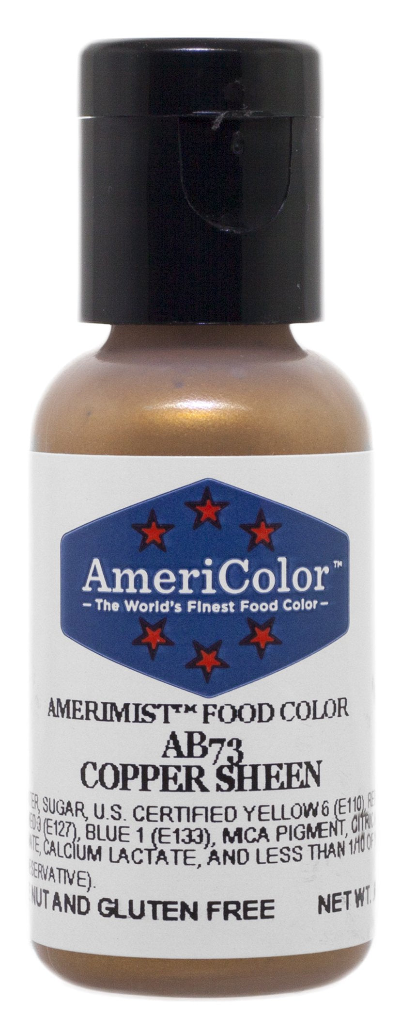 AmeriColor Amerimist Airbrush Color .65 Ounce, Copper Metallic Sheen