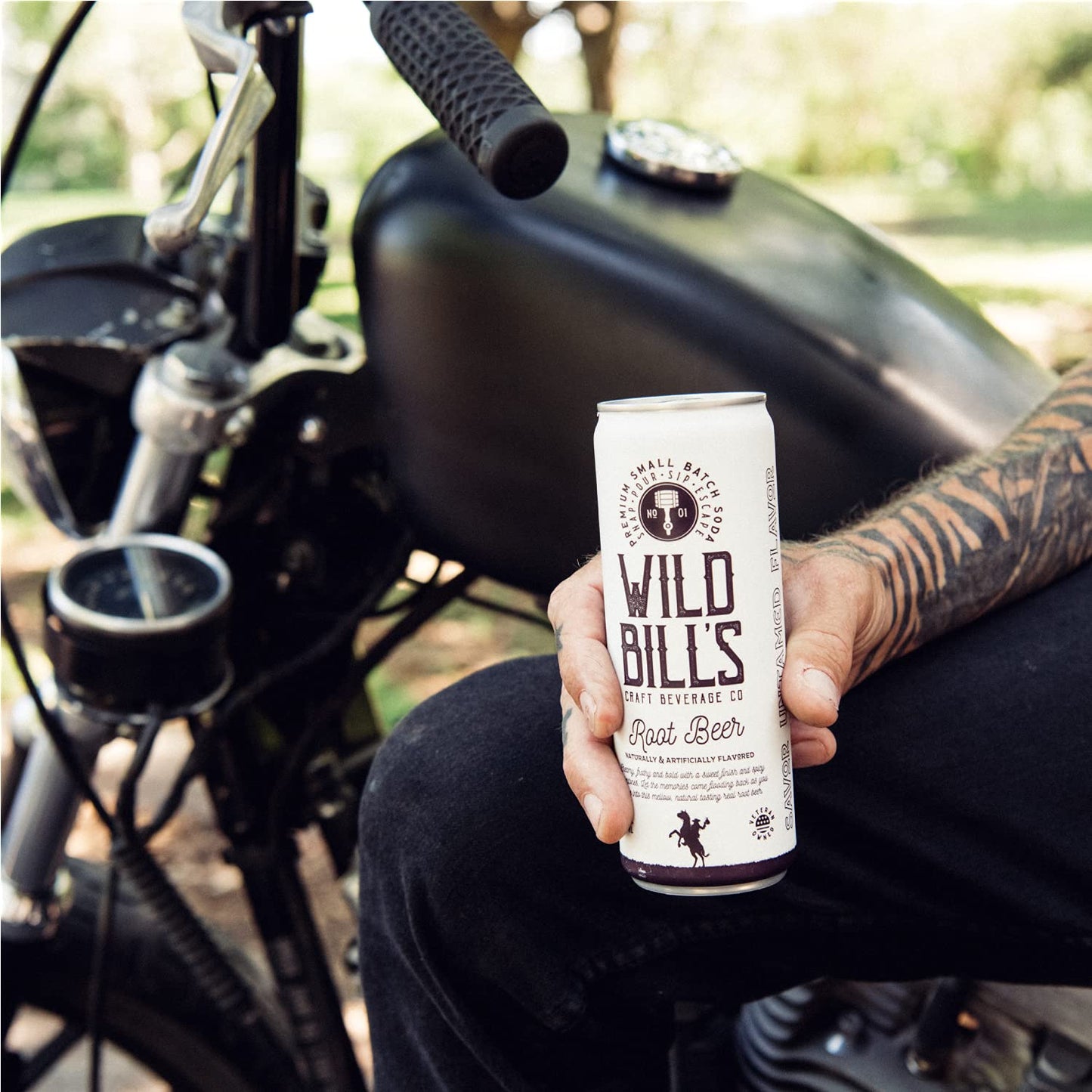 Wild Bills Root malt-inspired Soda - Classic Craft Soft Drink, Caffeine Free, Gluten Free, 12 Oz, 12 Pack, Model WBSD16
