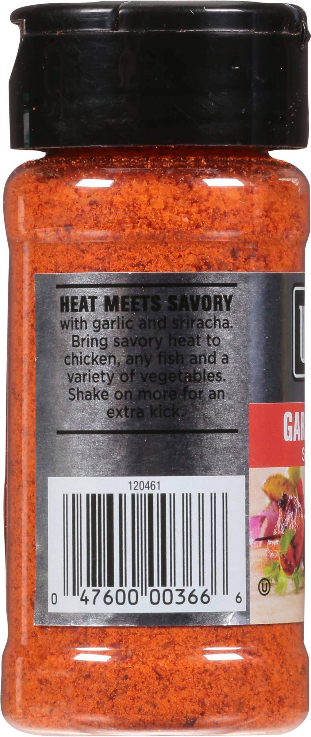 Weber Garlic Sriracha Seasoning, 3.9 Ounce Shaker