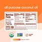 Nutiva Organic Steam-Refined Coconut Oil, 54 Fl Oz, USDA Organic, Non-GMO, Vegan, Keto, Paleo, Neutral Flavor and Aroma for Cook