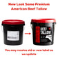 Bar-W Beef | 100% Beef Tallow | 115 oz | Cooking  Roasting  Baking and Frying | enhanced Tallow from USA Farm Raised Cattle | Pure Tallow with High Smoke Point | Gallon Size Pail