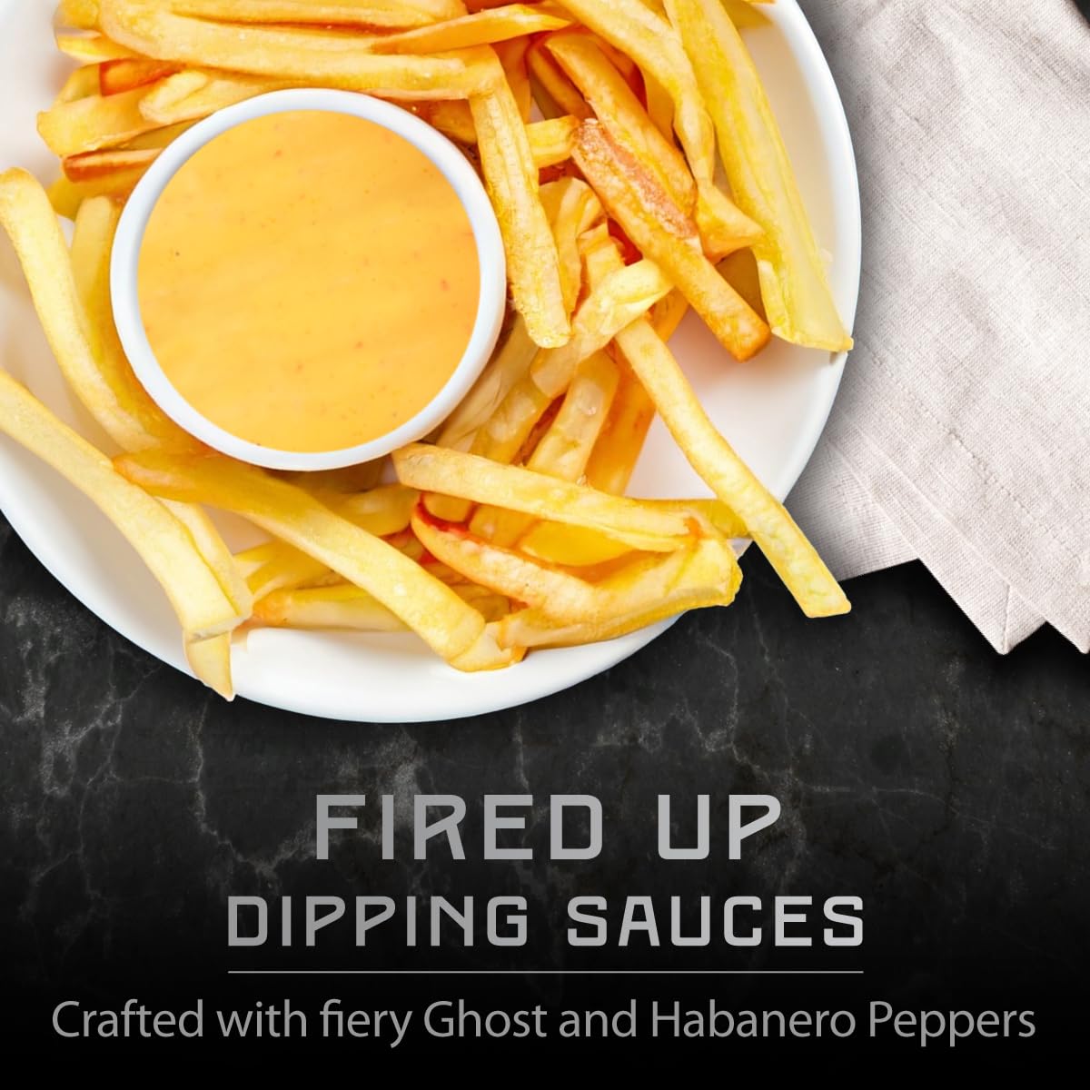 Melindas Ghost Buffalo Ranch - 12 Oz, 1 Pack - Spicy Ranch Sauce, Hot Creamy Sauce With Ghost Peppers - Perfect For Wings, Pizza