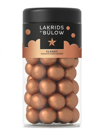 LAKRIDS BY BLOW - Classic Caramel - 10.4 oz - Chocolate Coated Gourmet Licorice - Sweet Licorice Coated in Dulce Chocolate & Sea