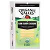 ORGANIC VALLEY Organic Sliced Raw Sharp Cheddar, 6 OZ