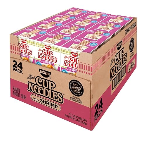 Product Of Nissin Cup Noodles With Shrimp, 24 Pk./2.25 Oz.