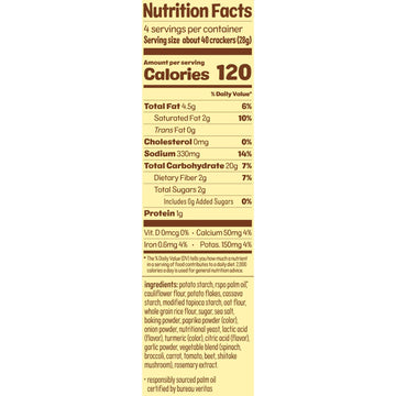 Real Food From The Ground Up Cauliflower Sea Salt  Ers (Pack Of 6)