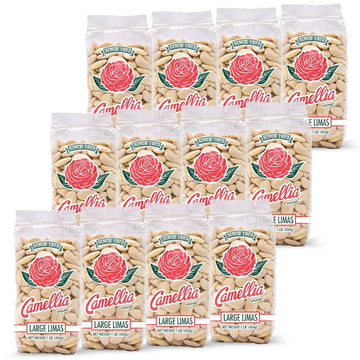 Camellia Brand Dried Large Lima Beans, 1 Pound (Pack Of 12)