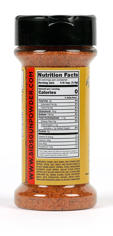 Sure Shot Sid'S Honey Bbq Gunpowder Seasoning 5Oz