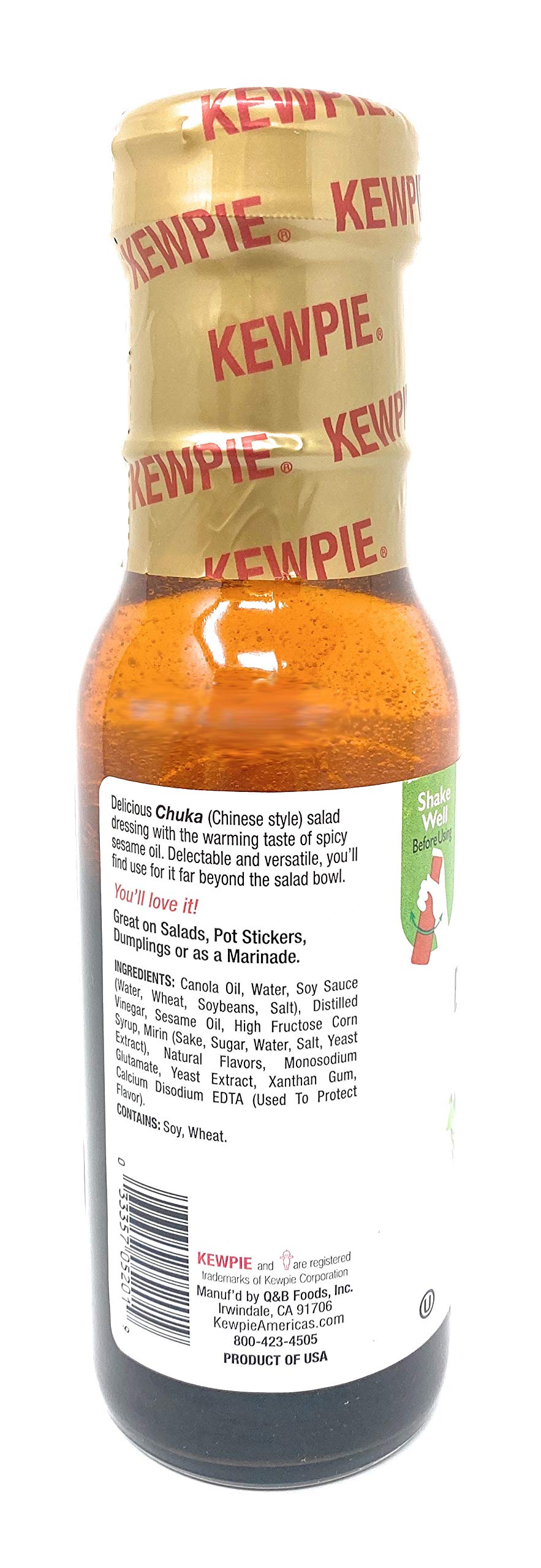 Kewpie Japanese Chuka Dressing 8Oz (236Ml), 1 Pack