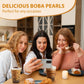 Soeos Tapioca Pearls 2.2 lb (998g)  Boba Pearls for Bubble Tea  Beverages  Sweets  Ice Cream  Shakes  Desserts & Smoothies Topping - Ready in 5 Minutes