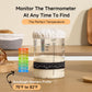 HomeFeel enhanced Sourdough Starter Jar - 34 Oz Large Glass Jar with Bamboo Lid  Cloth Cover  Date Tracker  Thermometer and Scr  Stylish Design and Wide Mouth Starter Kit (2 Pack)