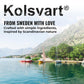 KOLSVART Swedish Candy, Roding Shaped, Classic Scandinavian Gummy, Vegan, Gluten Free, Red Raspberry, 4.2oz (2-Pack)