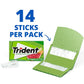 Trident Sugar-Free Chewing Gum, Watermelon Twist, 60 Packs of 14 Pieces, Green