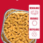 Fisher Snack Cashew Halves And Pieces, 24 Ounces, Roasted With Sea Salt, No Artificial Colors Or Flavors, 100% Recyclable