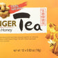 Instant Ginger Tea with Honey, 12 bags x 0.63oz (2 Packs)