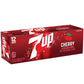 7Up Cherry Flavored Soda, 12 Fl Oz Cans, 12 Pack