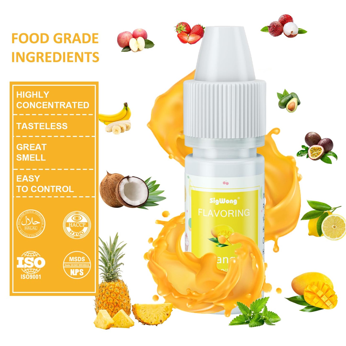 Food Flavoring Oil, 24 Liquid Lip Gloss Flavoring Oil - Concentrated Candy Flavors For Lip Balm, Baking, Cooking, Soap And Slime