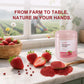 Sturelehub Strawberry Powder, Organic Freeze Dried Strawberry, 16oz, Deep Rose Red