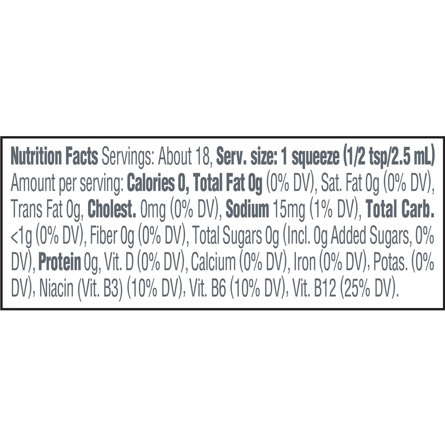 Mio Energy Liquid Water Enhancer, Wicked Blue Citrus, 1.62 Fl Oz, Pack of 18