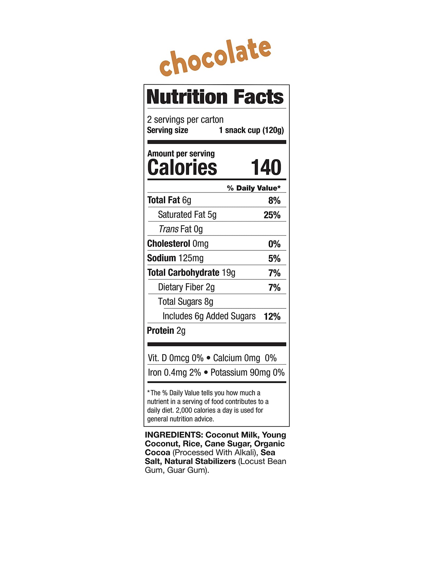 Sun Tropics Chocolate Coconut Milk Rice Pudding 2 Count, 8.46 Oz