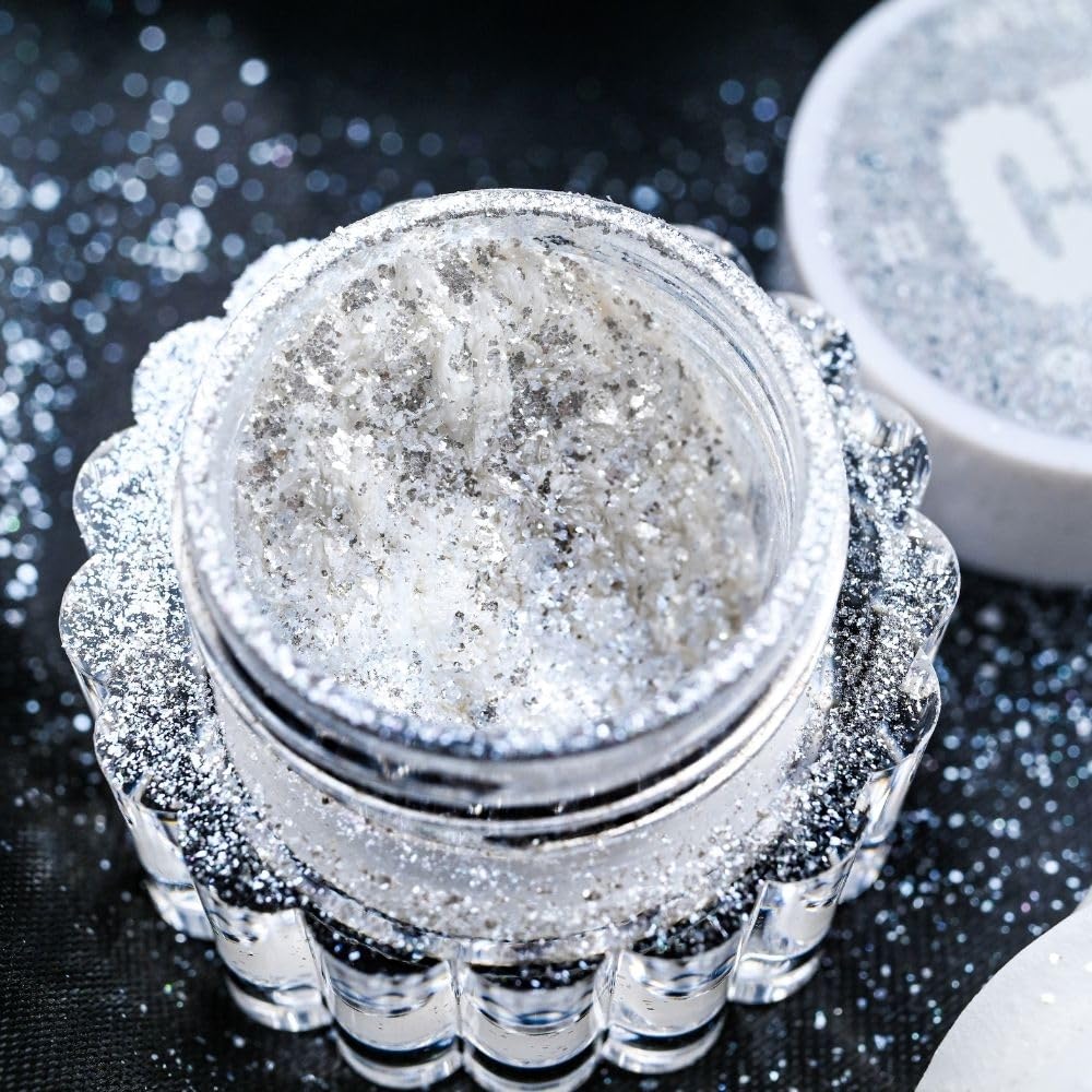 Colour Mill Glitz Blend Powder Food Color, 10 Milliliters White