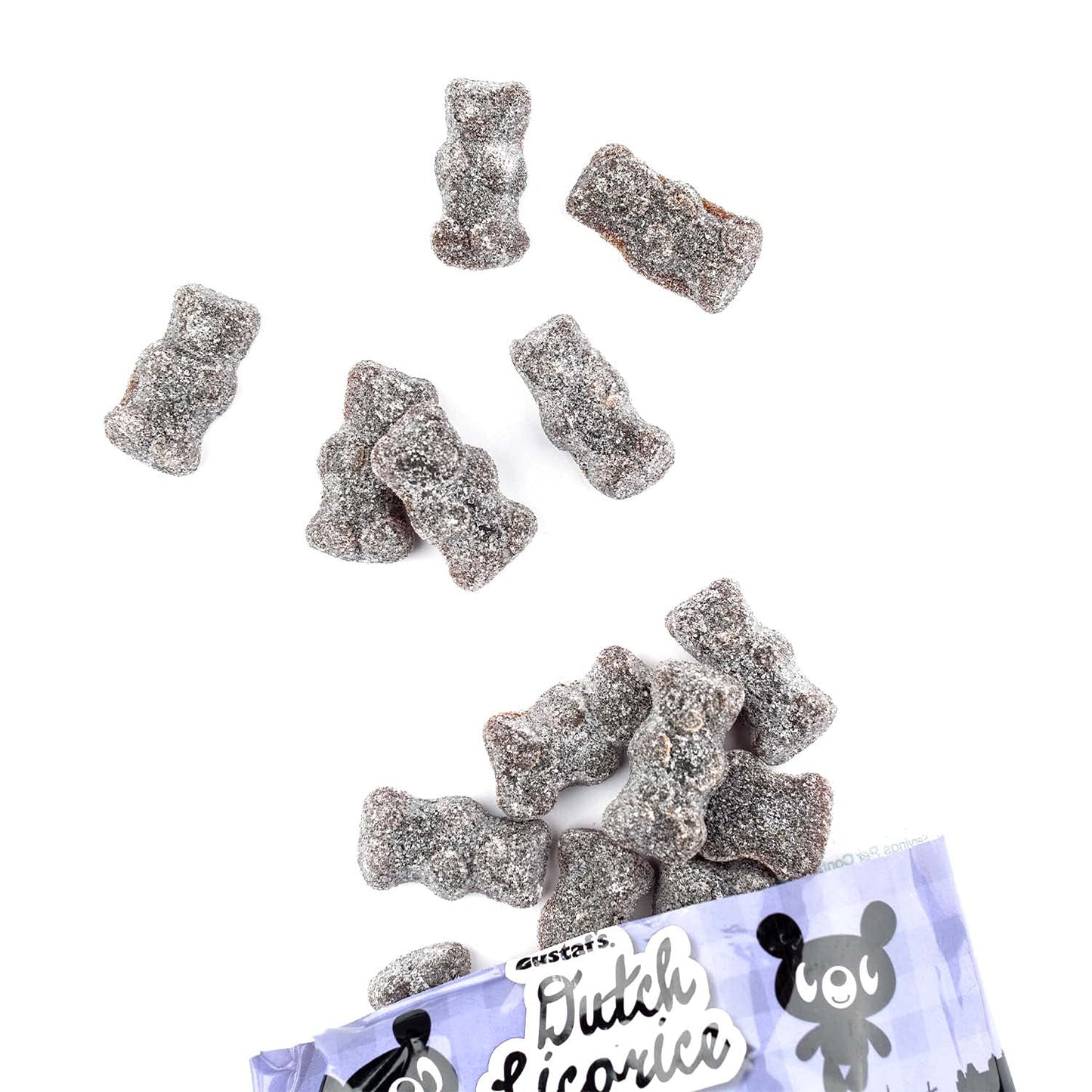 Gustaf'S Dutch Licorice, Sugared Licorice Bears, 5.2 Ounce (Pack Of 12)