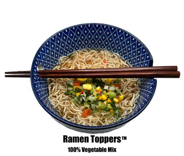 Ramen Toppers Dehydrated Toppings for Ramen Noodles - Mixed Vegetables, 14.5 oz - Instant Flavor Boost for Delicious Ramen Meals