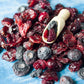 Organic Mixed Berries, 1 Pound - Non-GMO Dried Blueberries, Cranberries, and Tart Cherries, Kosher, Lightly Sweetened, Unsulfure