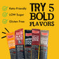 Jerky.com Meat Stick Variety Pack, 10 Count Sampler, High Protein, Low Carb, Gluten-Free, 0.8 Ounce Each