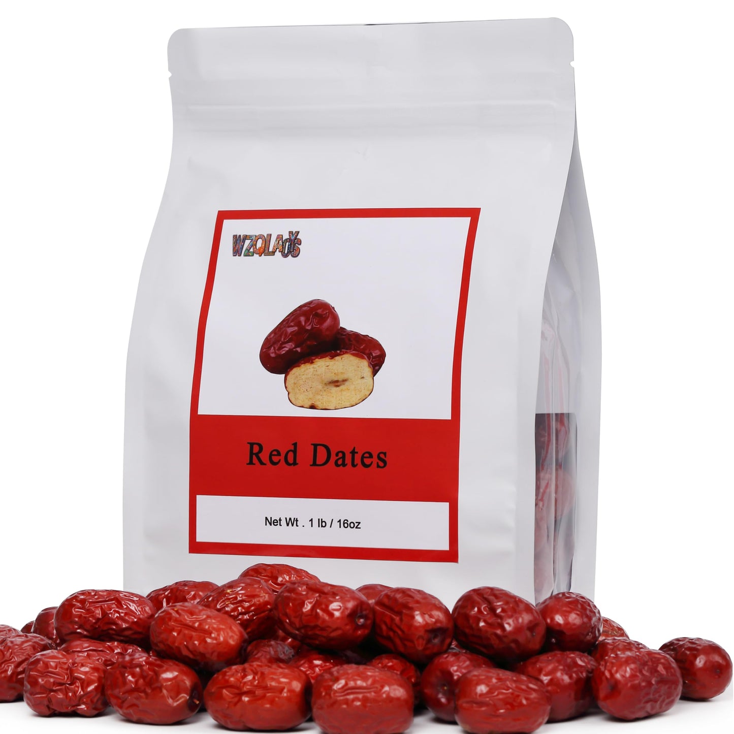Dried Jujube Dates,Red Date,1 LB 100% Natural,for Snacking,Brewing Tea,dessert, Baking,cooking,etc.